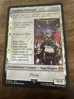Summon: Bahamut (Non-foil) Final Fantasy 0001 Mythic MTG - Image 1