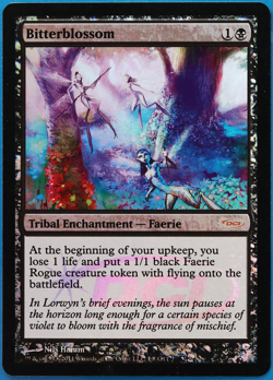 Bitterblossom (Judge Promo) FOIL NM MTG MAGIC CARD (499852) ABUGames - Image 1