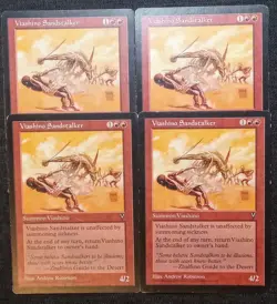 MTG | Set of 4 | Viashino Sandstalker | Visions | Magic: The Gathering - Image 1