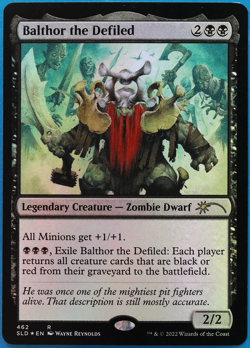 Balthor the Defiled (Secret Lair Promo) FOIL NM MTG CARD (499849) ABUGames - Image 1