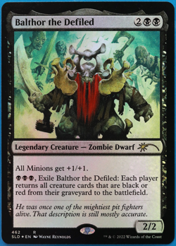 Balthor the Defiled (Secret Lair Promo) FOIL NM MTG CARD (499848) ABUGames - Image 1