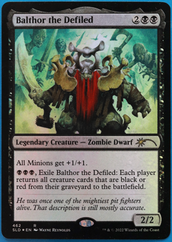 Balthor the Defiled (Secret Lair Promo) FOIL NM MTG CARD (499847) ABUGames - Image 1