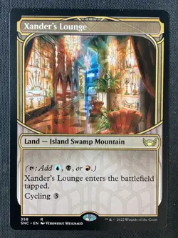 MTG Streets of New Capenna #358 Xander's Lounge (Showcase) NM - Image 1