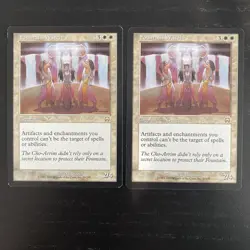 Fountain Watch Mercadian Masques Rare White MTG Card (Set Of 2) - Image 1