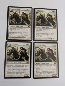 4 Knight Exemplar M11 MTG NM Free shipping with tracking - Image 1