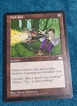 MTG English Null Rod Light Play Normal Weatherlight - Image 1