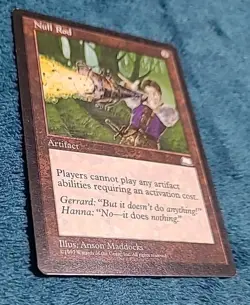 MTG English Null Rod Light Play Normal Weatherlight - Image 2
