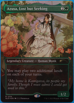 Azusa, Lost but Seeking (Secret Lair Promo) FOIL NM MTG CARD (499846) ABUGames - Image 1