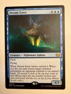 Dream Eater 0116 Commander: Duskmourn: House of Horror DSC MTG Magic - Image 1