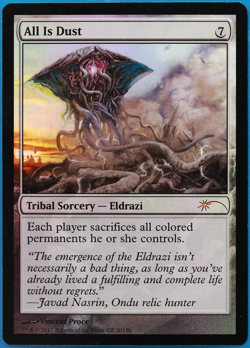 All Is Dust (Grand Prix Promo) FOIL NM MTG MAGIC CARD (499841) ABUGames - Image 1