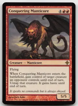 MTG Conquering Manticore R Rise of the Eldrazi 139 LP - Image 1