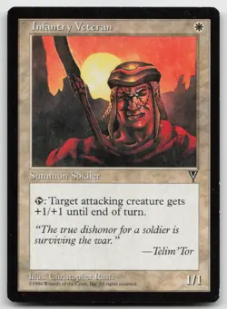 MTG Infantry Veteran C Visions MP - Image 1