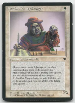 MTG Icatian Moneychanger (Beard, Jr.) C Fallen Empires MP - Image 1