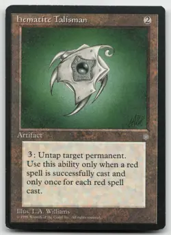 MTG Hematite Talisman U Ice Age MP - Image 1