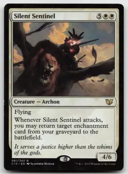 MTG Silent Sentinel R Commander 2015 81 LP - Image 1