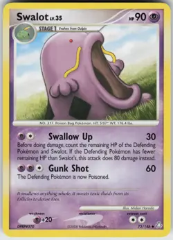 Pokemon TCG Swalot 72/146 Legends Awakened Uncommon card Normal - Image 1
