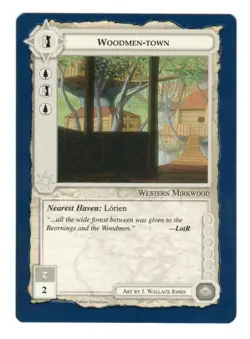 1995-1996 Middle Earth CCG MeCCG - WOODMEN-TOWN - LOTR Tolkien Card - Image 3