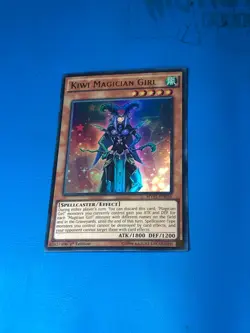 YUGIOH Ultra Rare Kiwi Magician Girl MVP1-EN016 1st Edition - Image 1