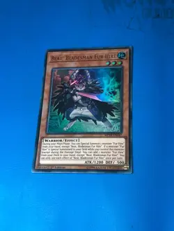 YUGIOH Ultra Rare Beat, Bladesman Fur Hire MP19-EN247 1st Edition - Image 1