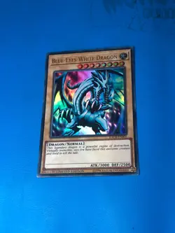 YUGIOH Ultra Rare Blue-Eyes White Dragon KACB-EN001 - Image 1