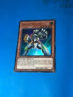 YUGIOH Ultra Rare Galaxy Soldier GFP2-EN105 1st Edition - Image 1