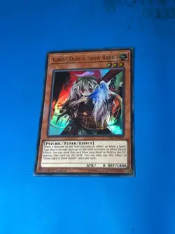 YUGIOH Ultra Rare Ghost Ogre & Snow Rabbit LCKC-EN078 1st Edition - Image 1