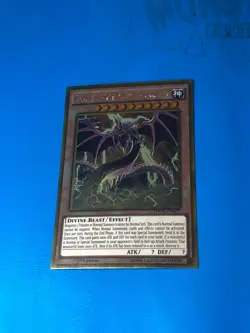 YUGIOH Gold Rare Slifer The Sky Dragon MVP1-ENG57 1st Edition - Image 1