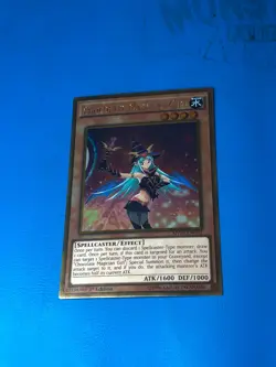 YUGIOH Gold Rare Chocolate Magician Girl MVP1-ENG52 1st Edition - Image 1