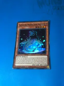 YUGIOH Super Rare Earthbound Prisoner Stone Sweeper MZMI-EN028 1st Edition - Image 1