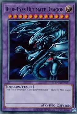 SDWD-EN034 BLUE-EYES ULTIMATE DRAGON COMMON UNLIMITED EDITION YuGiOh CARD - Image 1