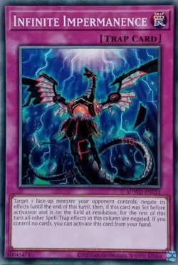 SDWD-EN031 INFINITE IMPERMANENCE COMMON UNLIMITED EDITION YuGiOh CARD - Image 1