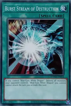 SDWD-EN024 BURST STREAM OF DESTRUCTION COMMON UNLIMITED EDITION YuGiOh CARD - Image 1
