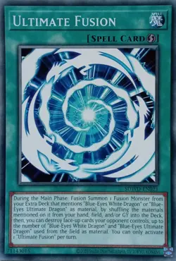 SDWD-EN021 ULTIMATE FUSION COMMON UNLIMITED EDITION YuGiOh CARD - Image 1