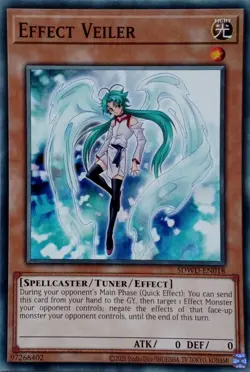 SDWD-EN018 EFFECT VEILER COMMON UNLIMITED EDITION YuGiOh CARD - Image 1
