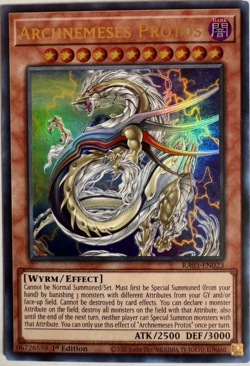 ARCHNEMESES PROTOR Quarter Century Secret Rare YuGiOh! NEW 1st Edition NEW! - Image 1