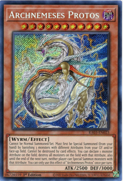 "ARCHNEMESES PROTOR" Quarter Century Secret Rare YuGiOh! NEW 1st Edition NEW! - Image 1