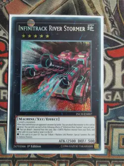 Infinitrack River Stormer INCH-EN007 Secret Rare Near Mint 1st Edition Yugioh - Image 1