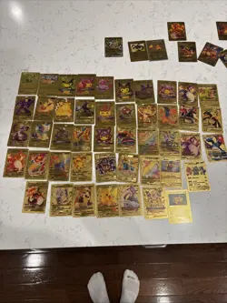 Gold Pokemon Cards Rare all very good condition lot - Image 2