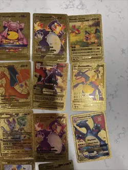 Gold Pokemon Cards Rare all very good condition lot - Image 5