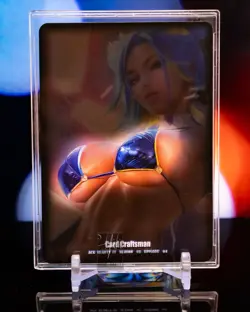 Neon Valorant Premium Flash Foil Holo Card Tide Blind Sakimichan Spicy Waifu - Image 2