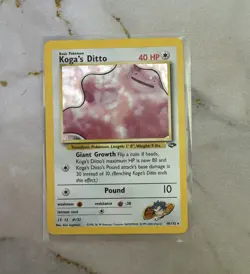 Pokemon TCG Koga's Ditto Gym Challenge 10/132 Holo Card Unlimited Rare 🔥 - Image 4