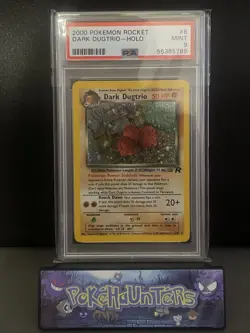 Pokemon Card Dark Dugtrio 6/82 Holo Rare Team Rocket PSA 9 MINT - Image 1