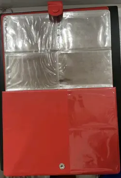 Vintage Pikachu Pokemon Card Binder/Book Red 4-Pocket 120 Slots Pokemon (1999) - Image 2