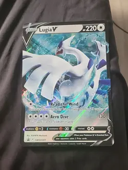 Pokemon Jumbo Card Lot Pikachu VMAX SWSH286,Regueleki V SWSH280,Lugia V SWSH301 - Image 2