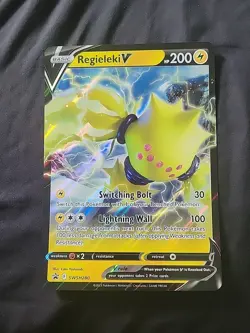 Pokemon Jumbo Card Lot Pikachu VMAX SWSH286,Regueleki V SWSH280,Lugia V SWSH301 - Image 3