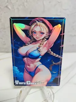 Cammy White Trading Card Waifu Goddess Story Anime Girl holo Karte Manga Full - Image 1
