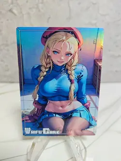 Cammy White Trading Card Waifu Goddess Story Anime Girl holo Karte Manga Full - Image 1