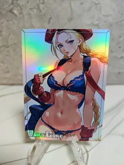Cammy White Trading Card Waifu Goddess Story Anime Girl holo Karte Manga Full - Image 1