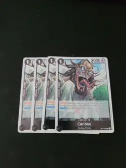 4X Caribou OP11-083 English R A Fist of Divine Speed One Piece Card Game - Image 1