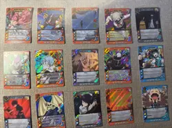 My Hero Academia CCG 15 Rare Holo Cards Inc. 2 UR League Of Villains - Image 1